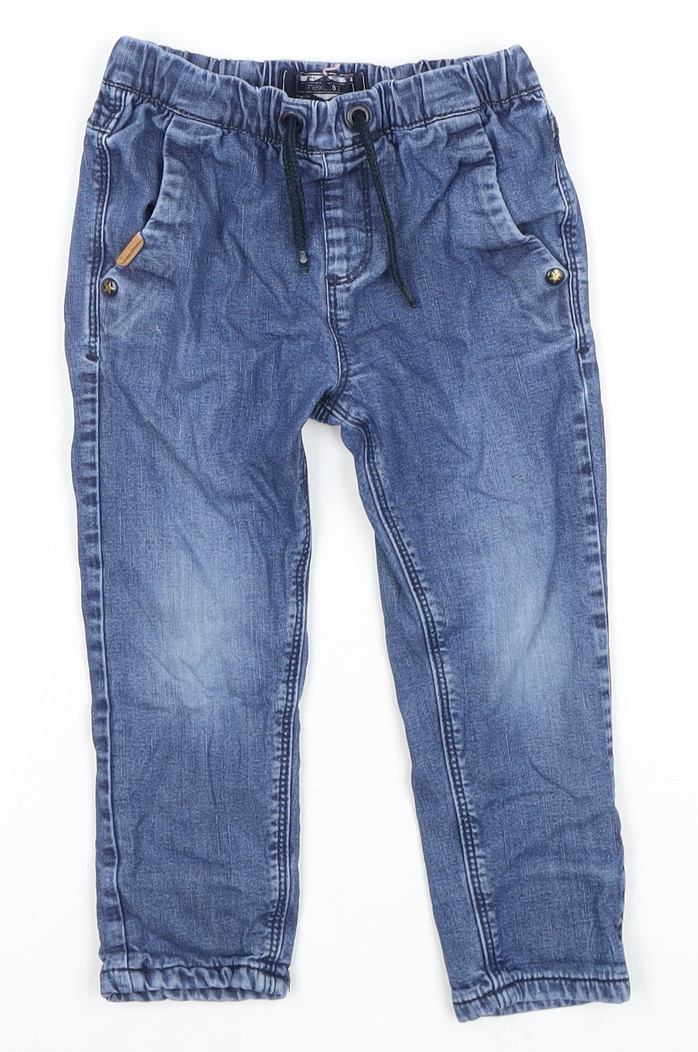 Next Boys Blue Jeans 2-3 Years Relaxed Fit Casual