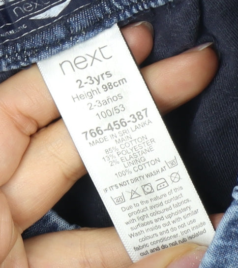 Next Boys Blue Jeans 2-3 Years Relaxed Fit Casual