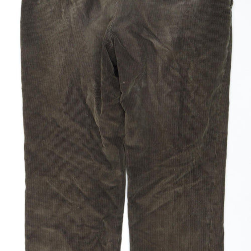 Marks and Spencer Brown Men's Corduroy Trousers, Size 40