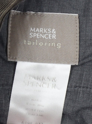 Marks and Spencer Brown Men's Corduroy Trousers, Size 40