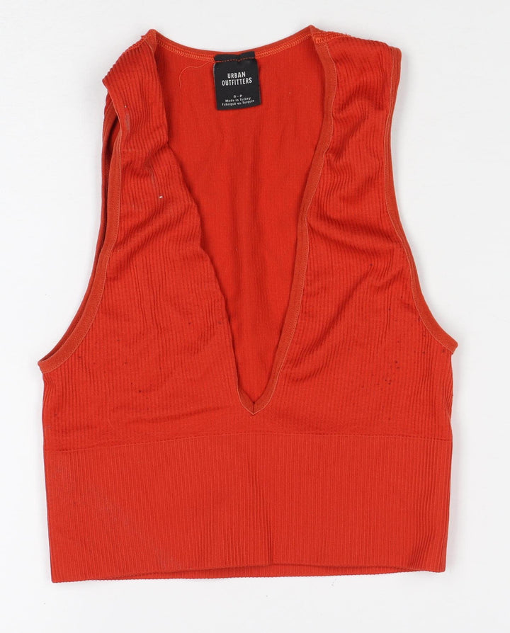 Urban Outfitters Women’s Red Sleeveless Tank Top, S