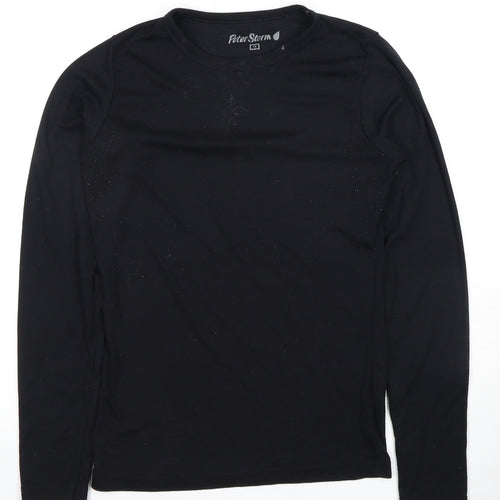 Peter Storm Women's Black Long Sleeve T-Shirt Size 14