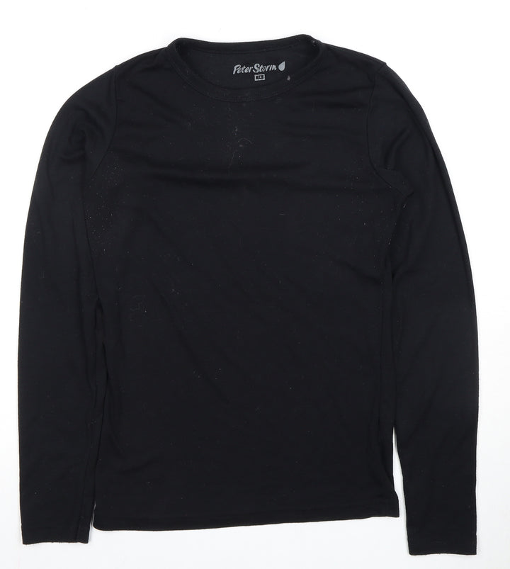 Peter Storm Women's Black Long Sleeve T-Shirt Size 14