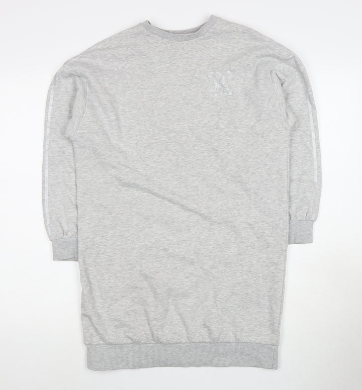 Juicy Couture Grey Sweatshirt Dress for Girls in Size 11 Years