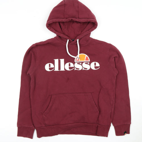 Ellesse Women's Red Pullover Hoodie Size 8