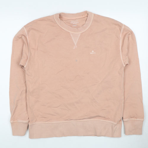 Gant Unisex Pink Crew Neck Pullover Sweatshirt - Size 12