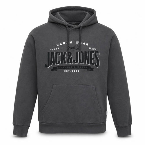 Jack & Jones Men's Black Pullover Hoodie M