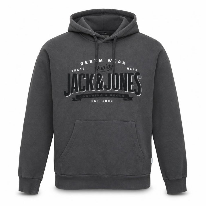 Jack & Jones Men's Black Pullover Hoodie M