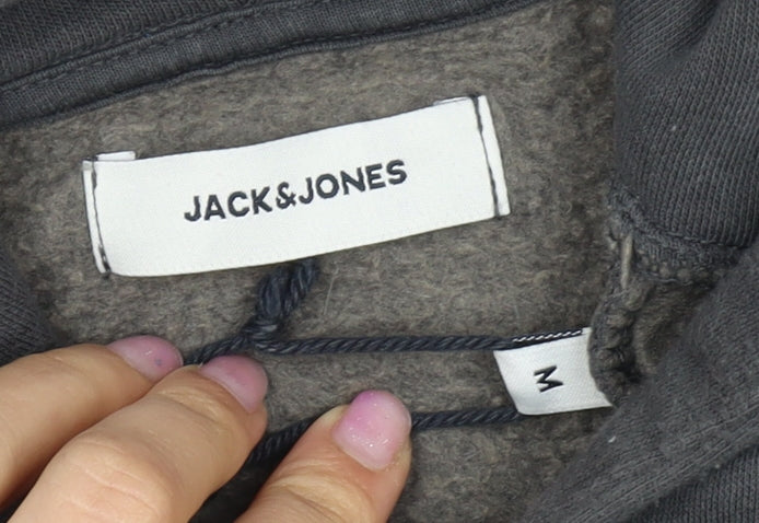 Jack & Jones Men's Black Pullover Hoodie M