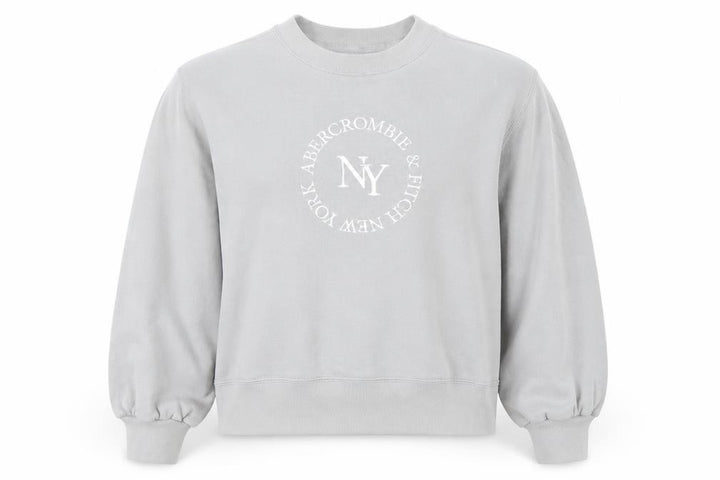 Abercrombie & Fitch Women's Grey Pullover Sweatshirt S