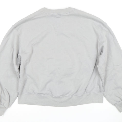 Abercrombie & Fitch Women's Grey Pullover Sweatshirt S