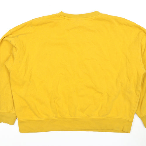 H&M Women's Yellow Chicago Sweatshirt L