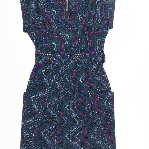 Closet BLU Women's Multicoloured Sheath Dress Size 10