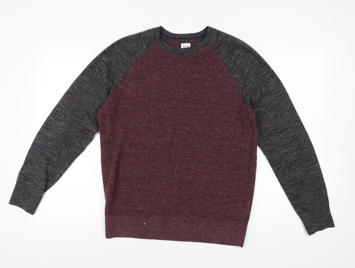 GAP Men's Multicoloured Pullover Jumper M Regular