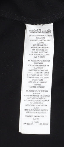 French Connection Black Fit & Flare Dress, Size 10, Party Perfect