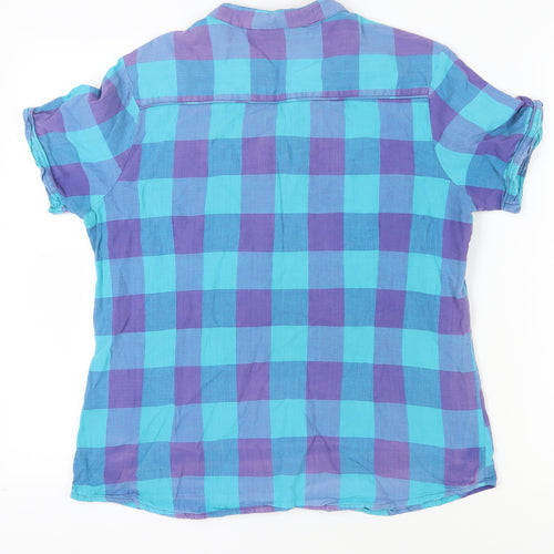 EWM Pure Classics Women's Multicoloured Check Button-Up Size 16