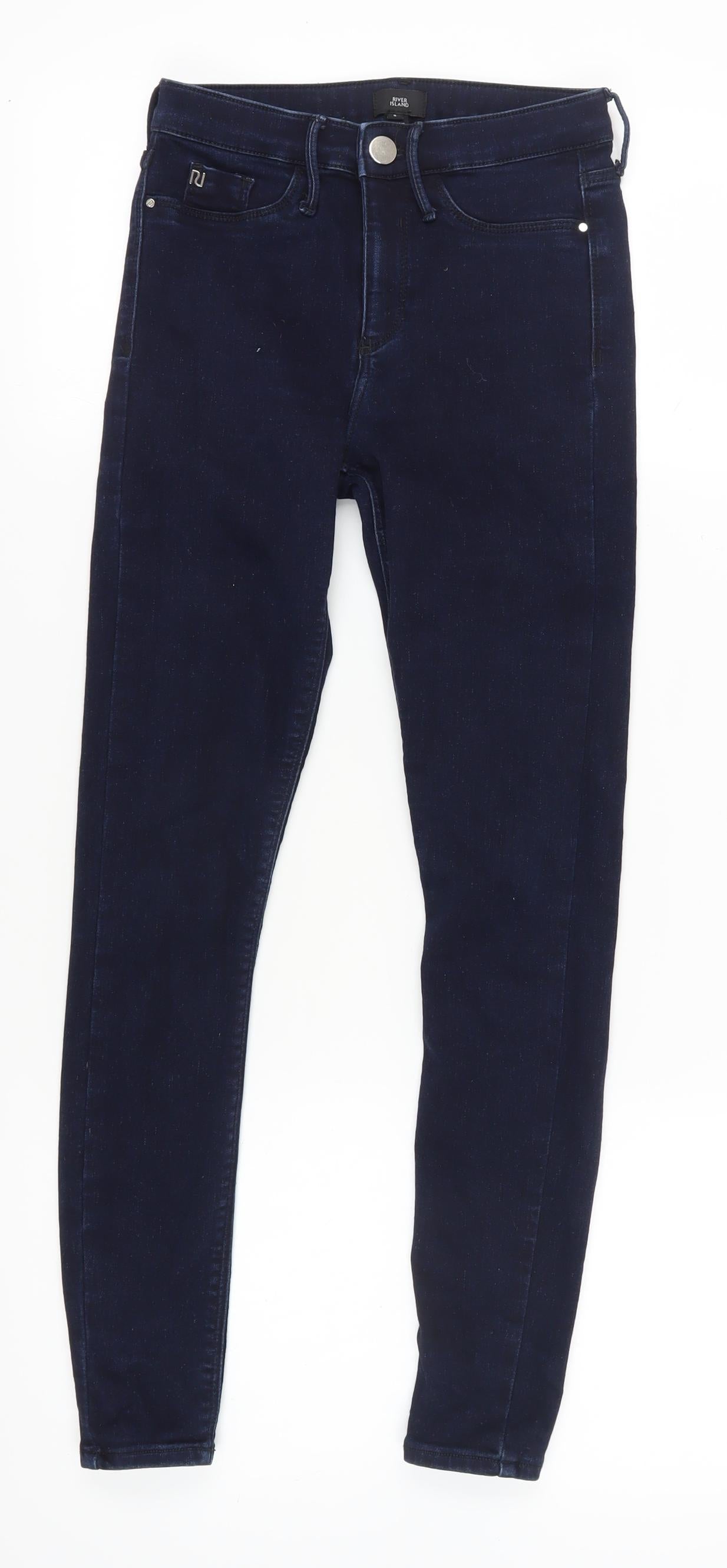 River Island Women's Blue Skinny Jeans Size 8