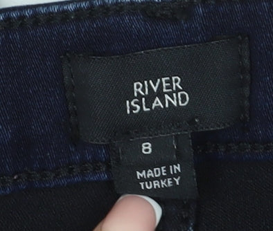River Island Women's Blue Skinny Jeans Size 8