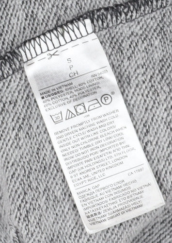 GAP Women's Black Pullover Hoodie, Size S, Hooded Logo