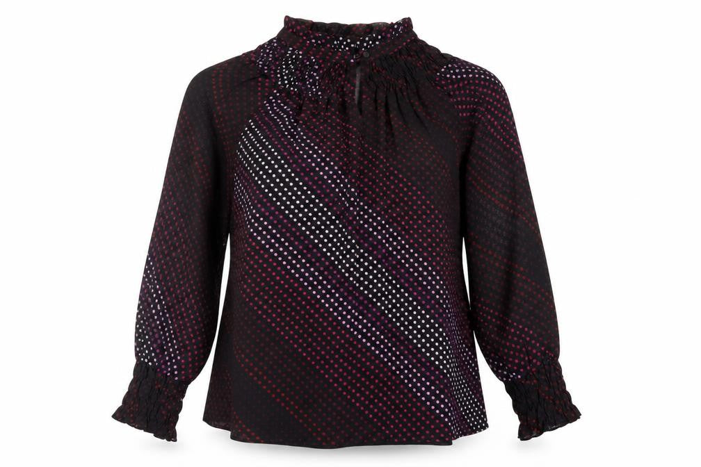 Front view of JD Williams Women's Multicoloured Tunic Blouse -, size 18