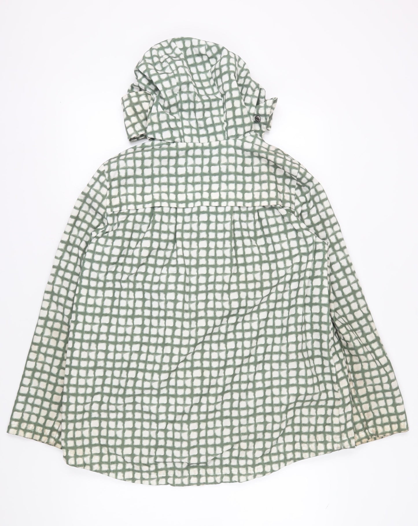 Next Women's Green Check Parka Jacket Size 12