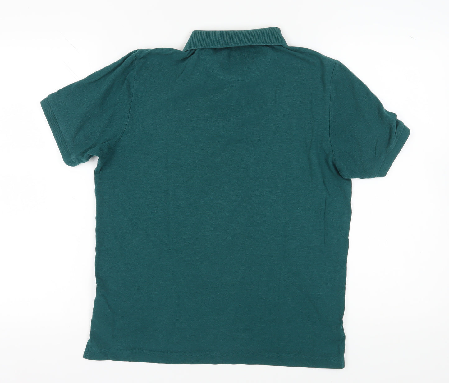 Farah Men's Green Polo Shirt Size M