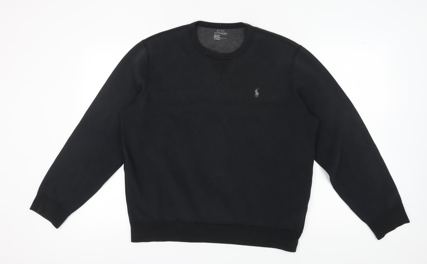 Polo Ralph Lauren Men's Black Logo Sweatshirt L