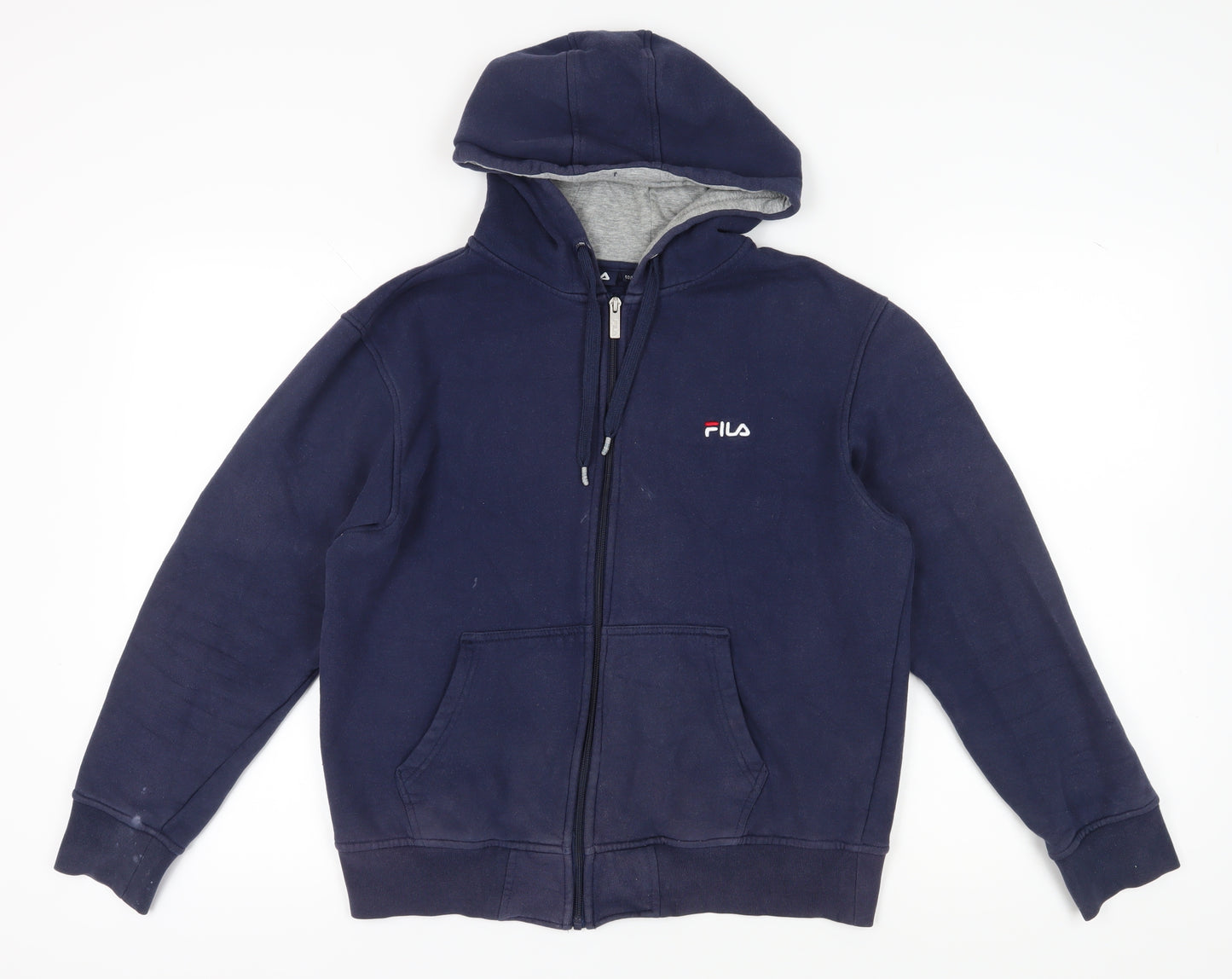 FILA Men's Blue Full Zip Hoodie - Size M