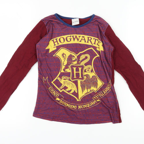 Harry Potter Girls Multicoloured Long Sleeve T-Shirt 9-10Y