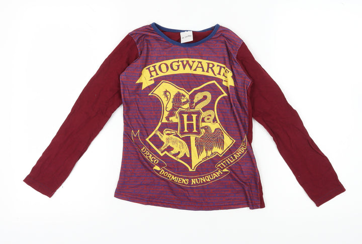 Harry Potter Girls Multicoloured Long Sleeve T-Shirt 9-10Y