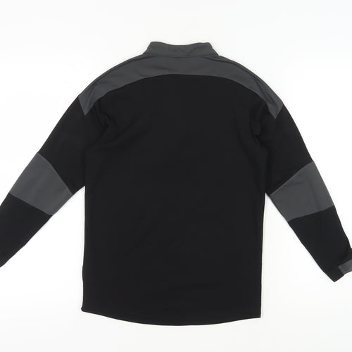 Puma Boys Black Football Pullover Top 11-12 Years