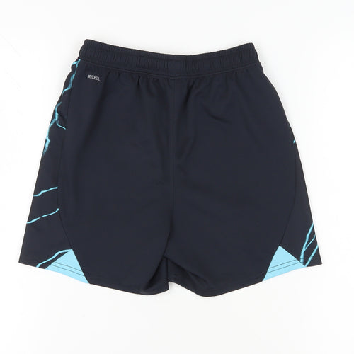 PUMA Boys Black Athletic Football Shorts 13-14 Years