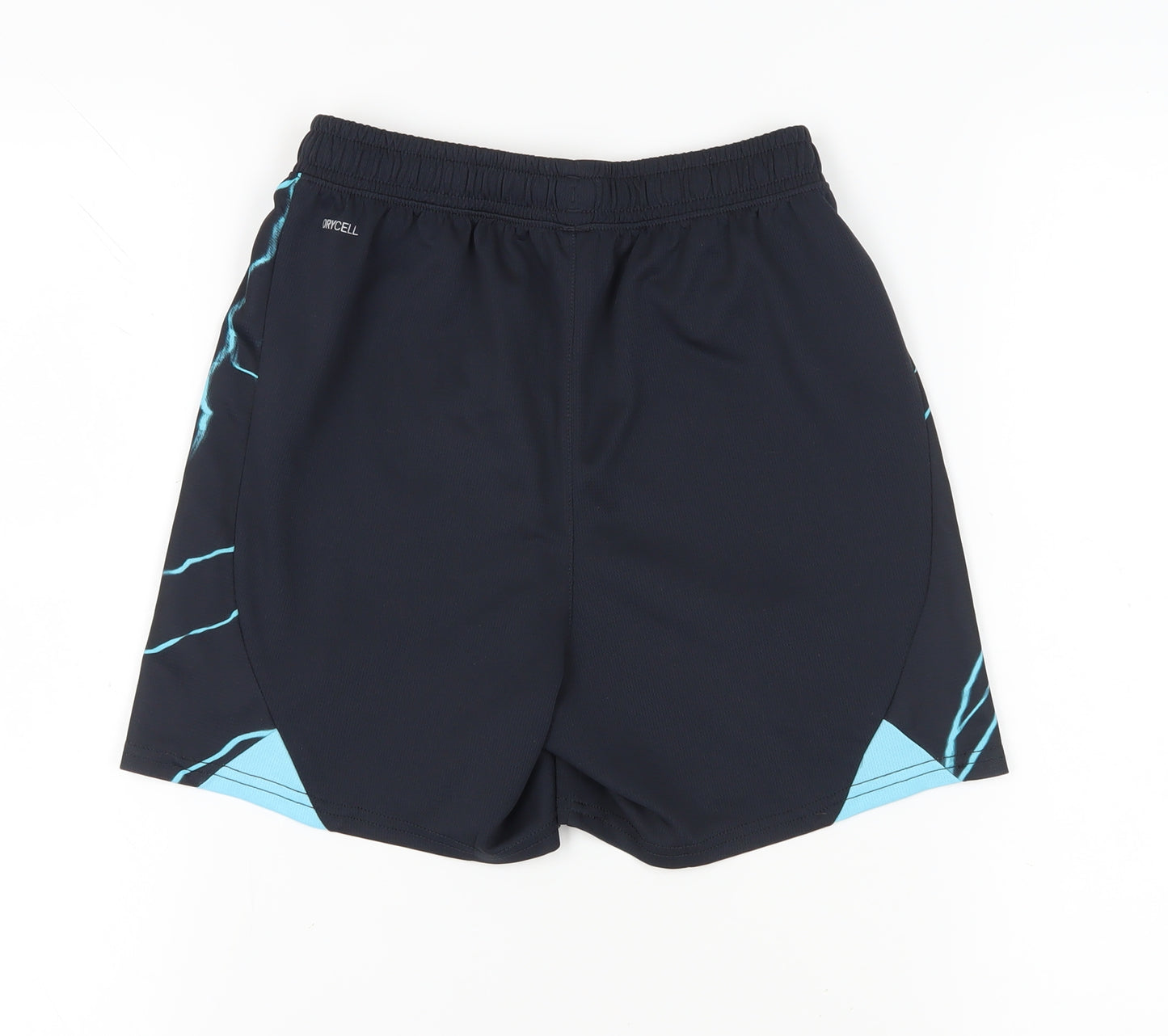PUMA Boys Black Athletic Football Shorts 13-14 Years