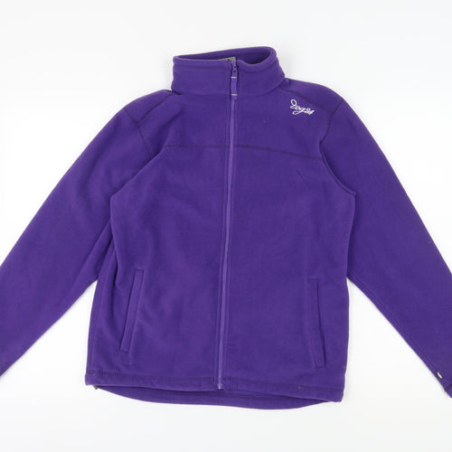 TOG24 Girls Purple Fleece Jacket 13 Years