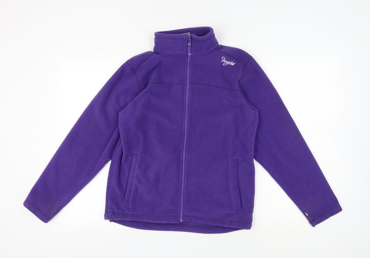 TOG24 Girls Purple Fleece Jacket 13 Years