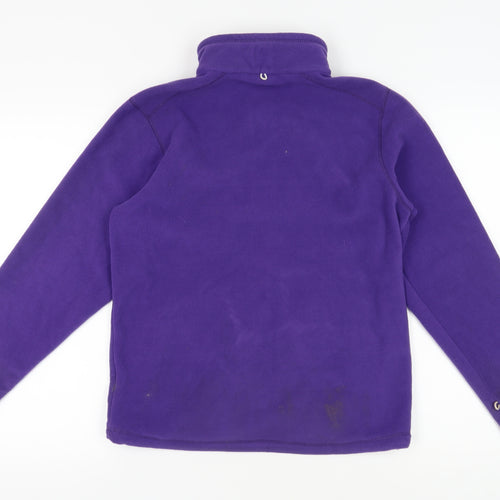 TOG24 Girls Purple Fleece Jacket 13 Years