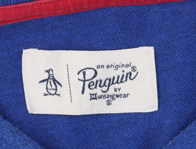 Original Penguin Polo Men Blue 3XL Short Sleeve Classic