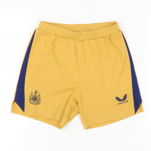 Castore Boys Gold Athletic Football Shorts L