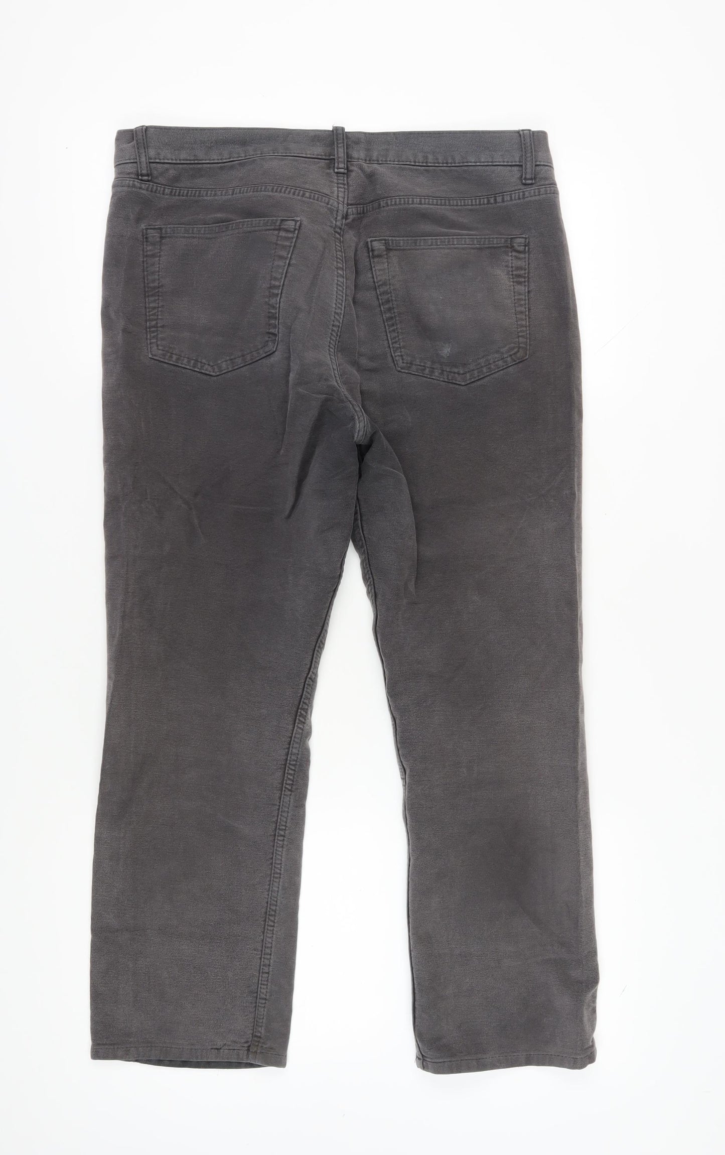 Marks and Spencer Men's Grey Chino Trousers Size 36