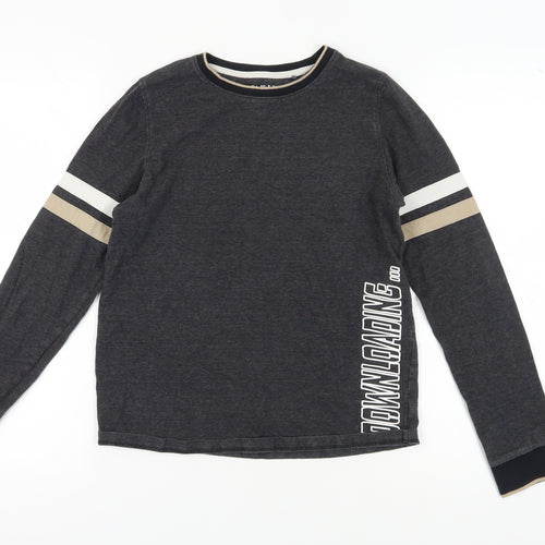 Next Boys Grey Sweatshirt, 14 Years, Pullover Style