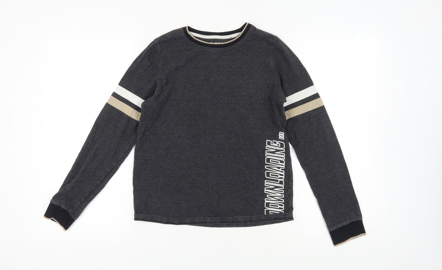 Next Boys Grey Sweatshirt, 14 Years, Pullover Style
