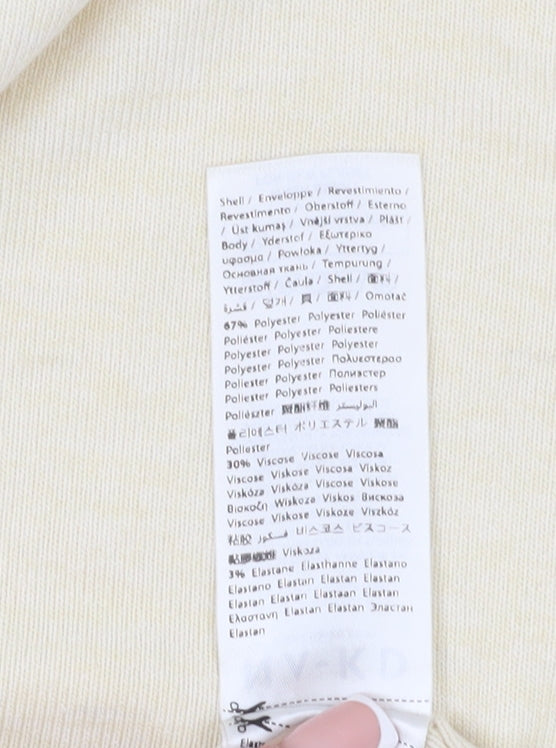 NA-KD Women's Beige XS Halter Slip Dress