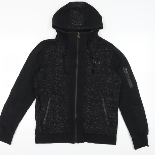 Alphalab Men's Black Full Zip Hoodie M