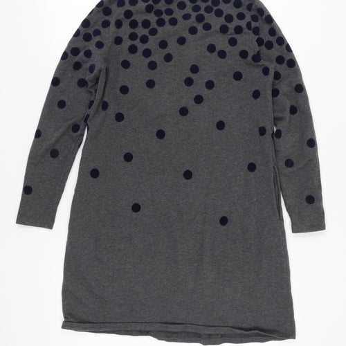 Boden Women's Grey Polka Dot Shift Dress Size 12