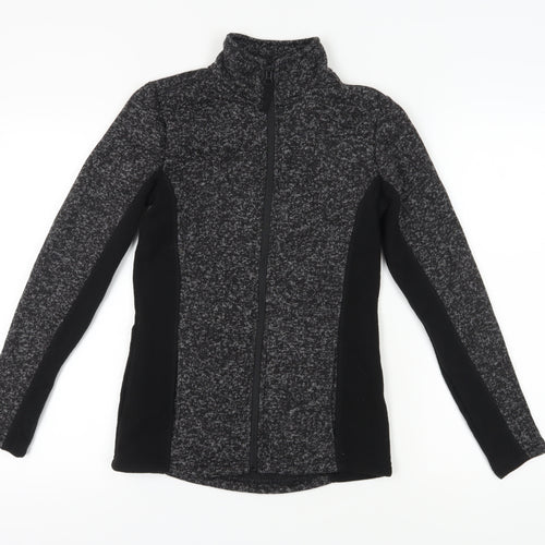 Mountain Warehouse Women’s Black Grey Mid-Length Jacket, Size 8