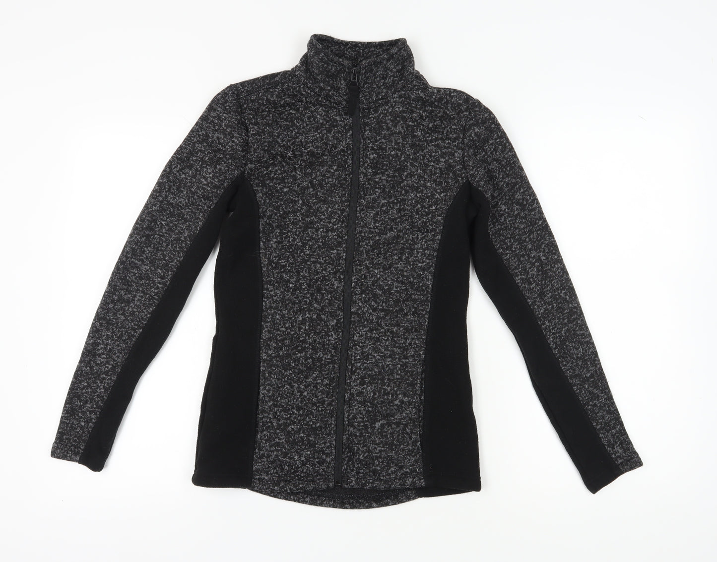 Mountain Warehouse Women’s Black Grey Mid-Length Jacket, Size 8