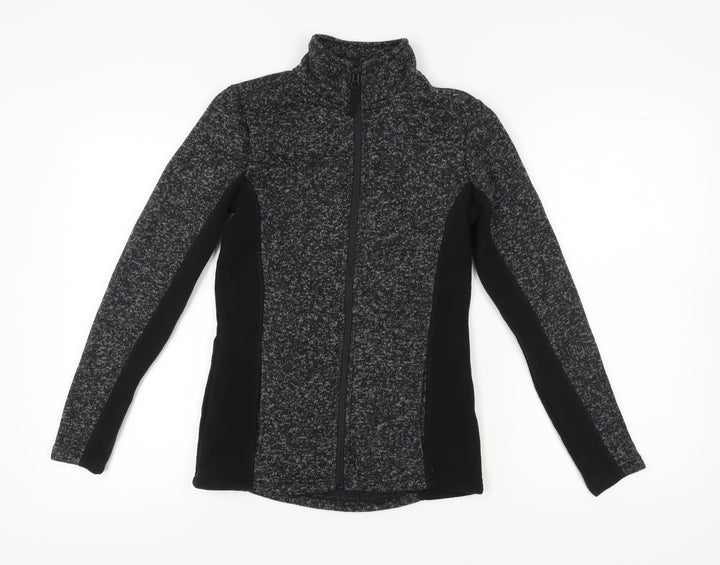 Mountain Warehouse Women’s Black Grey Mid-Length Jacket, Size 8