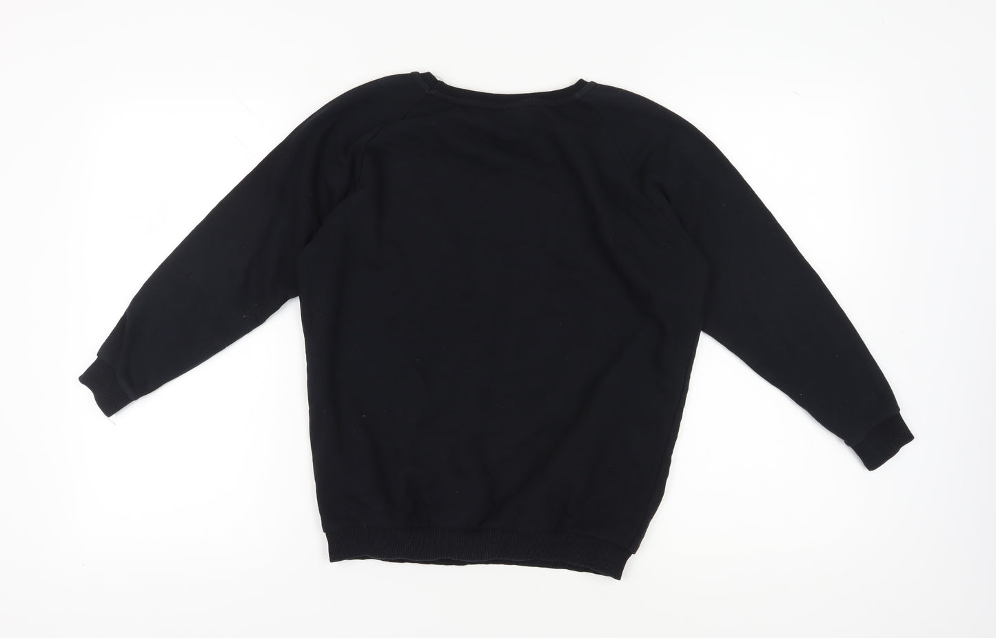 Pineapple Girls Black Sweatshirt 9-10 Years Crew Neck Dance