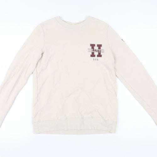 Hollister Women's Beige XS Pullover Sweatshirt