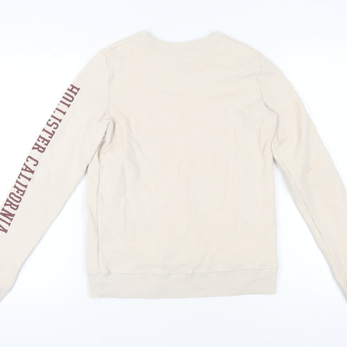 Hollister Women's Beige XS Pullover Sweatshirt